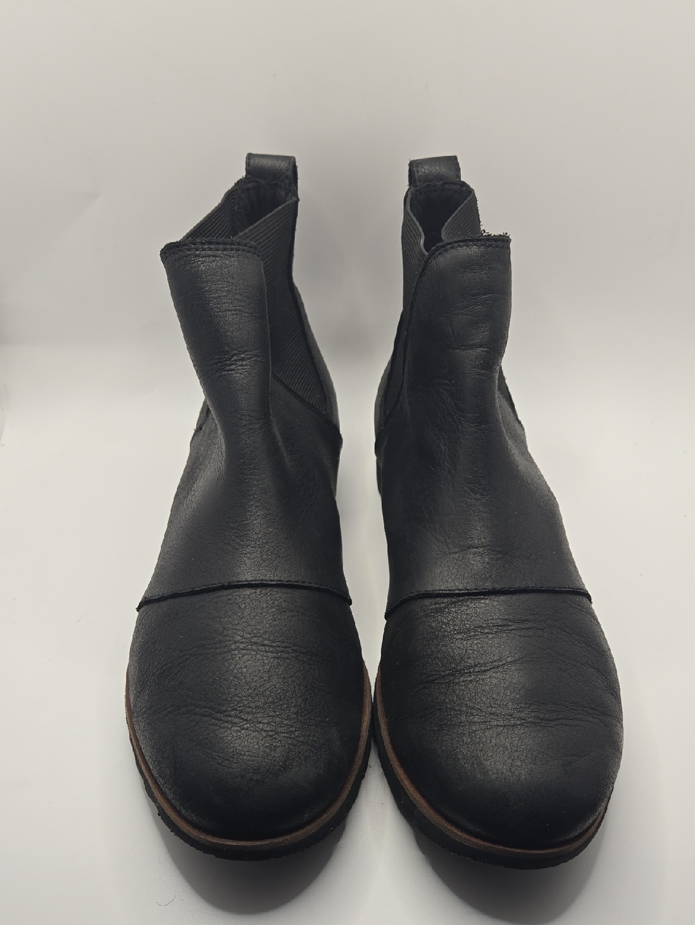 Sorel Women's Harlow Chelsea Waterproof Black Ankle Boots - Sz 9.5